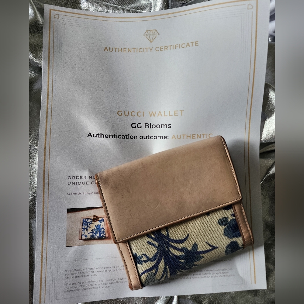 Preowned‎ Gucci Blooms Folding wallet